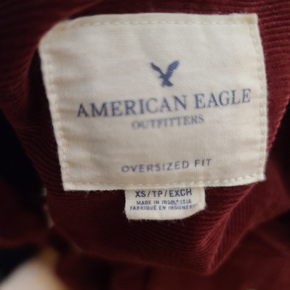 NWT - AMERICAN EAGLE OUTFITTERS CORDUROY SHIRT - Picture 9 of 13